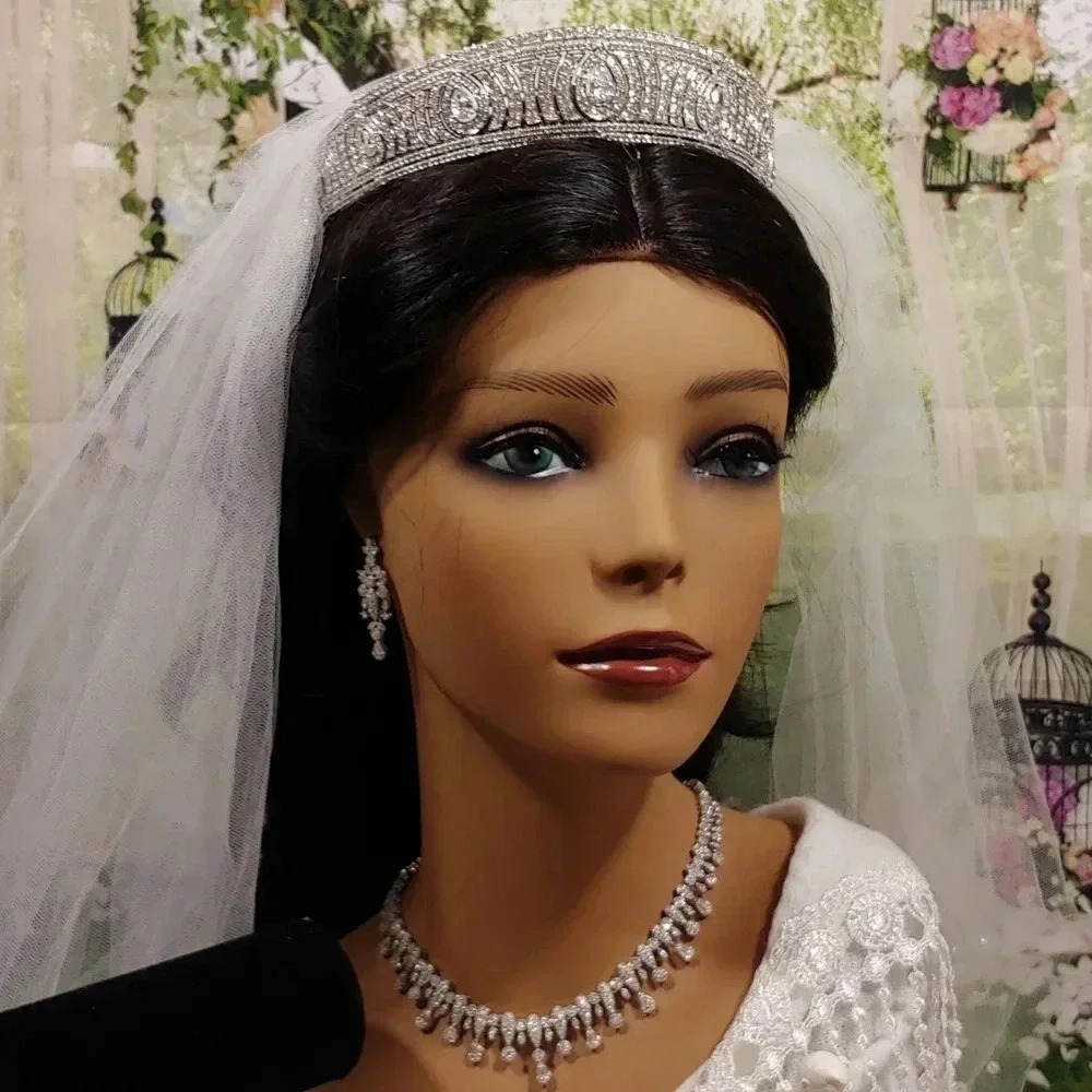 7pc. Unique One-Of-A-Kind Tiara Bridal Package